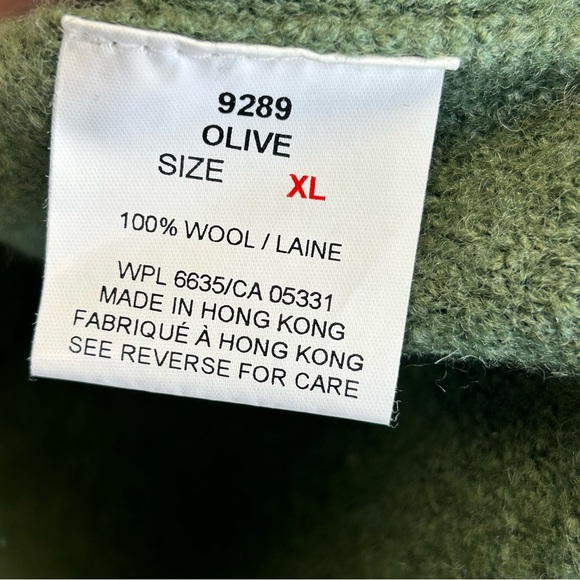 Woolrich Wool Cottagecore Sage Nature Vest Granola Girl XL Vintage 90s Cabin - Picture 8 of 13